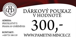 Dárkový poukaz v hodnotě 300,-